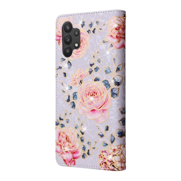 Bronzing Painting RFID Leather Case, For Samsung Galaxy A32 5G, For Samsung Galaxy A32 4G, For Samsung Galaxy A23 4G, For Samsung Galaxy A22 5G