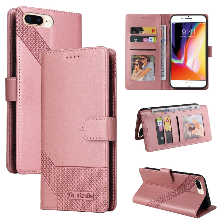 GQUTROBE Skin Feel Magnetic Leather Phone Case, For iPhone XS / X, For iPhone SE 2022 / SE 2020 / 8 / 7, For iPhone 8 Plus / 7 Plus