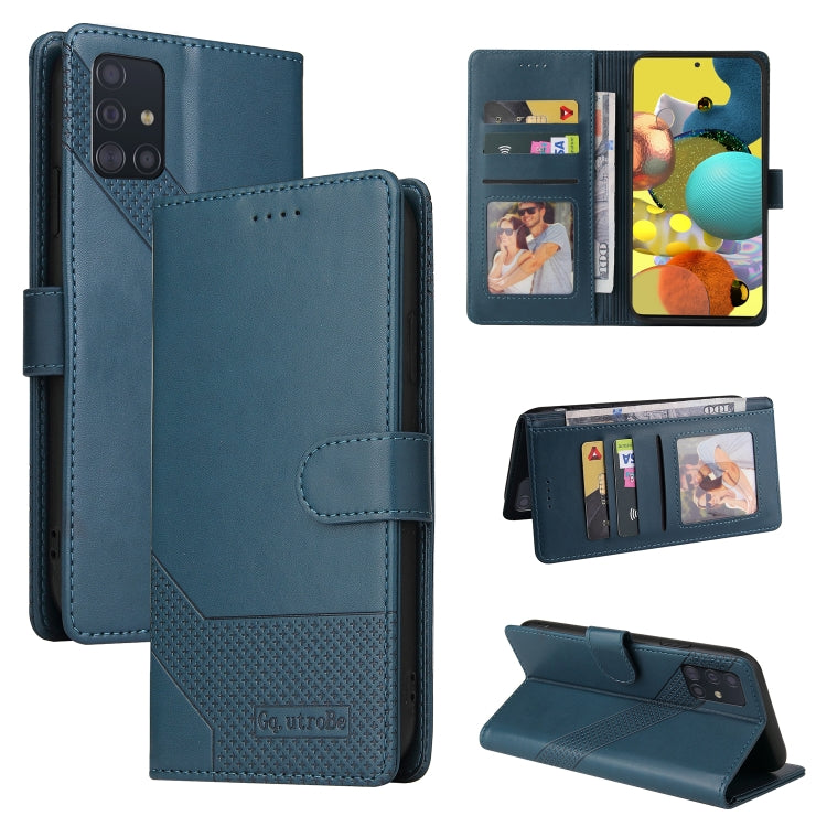 GQUTROBE Skin Feel Magnetic Leather Phone Case, For Samsung Galaxy A50, For Samsung Galaxy A51 4G, For Samsung Galaxy A51 5G, For Samsung Galaxy A52 5G / 4G