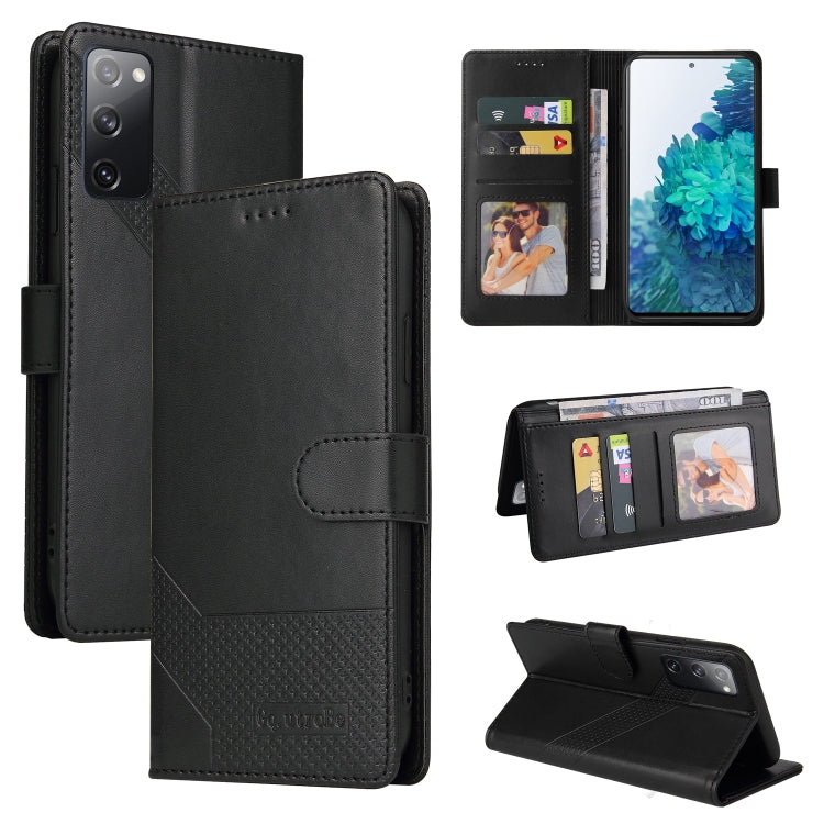 GQUTROBE Skin Feel Magnetic Leather Phone Case, For Samsung Galaxy S22+ 5G, For Samsung Galaxy S22 Ultra 5G, For Samsung Galaxy S20 FE