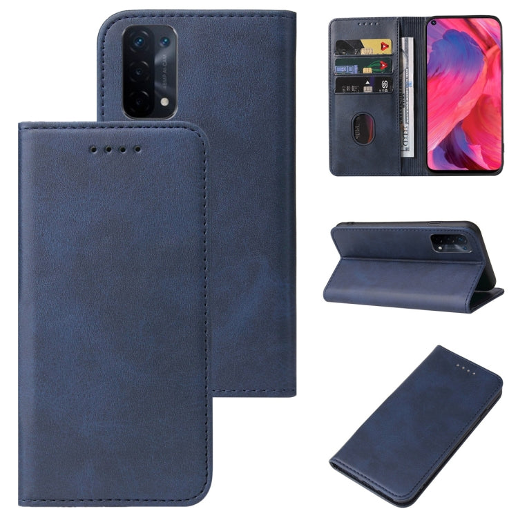 Magnetic Closure Leather Phone Case, For OPPO A52, For OPPO A53, For OPPO A53s 5G, For OPPO A54, For OPPO A54 5G, For OPPO A54s, For OPPO A72 5G