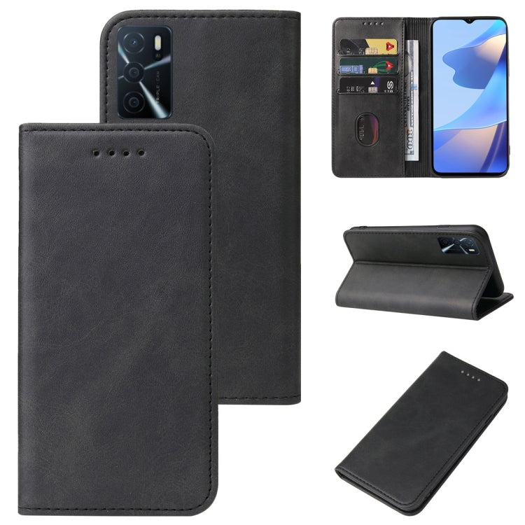 Magnetic Closure Leather Phone Case, For OPPO A52, For OPPO A53, For OPPO A53s 5G, For OPPO A54, For OPPO A54 5G, For OPPO A54s, For OPPO A72 5G