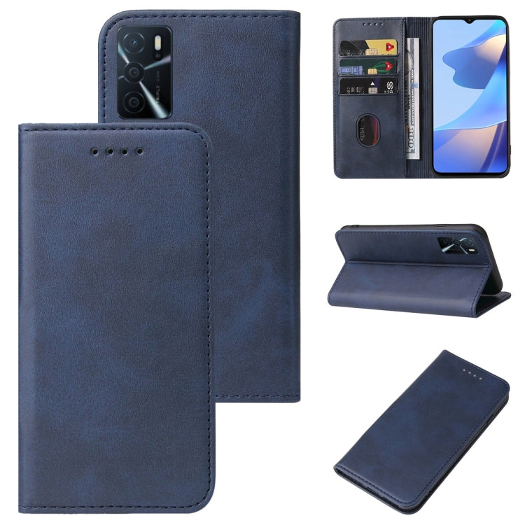 Magnetic Closure Leather Phone Case, For OPPO A52, For OPPO A53, For OPPO A53s 5G, For OPPO A54, For OPPO A54 5G, For OPPO A54s, For OPPO A72 5G