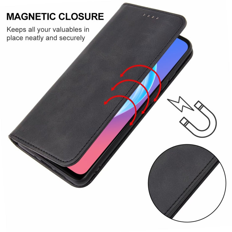 Magnetic Closure Leather Phone Case, For OPPO A73, For OPPO A73 5G, For OPPO A74 5G, For OPPO A91, For Realme 9 Pro, For Realme 9 Pro+, For OPPO Reno Z