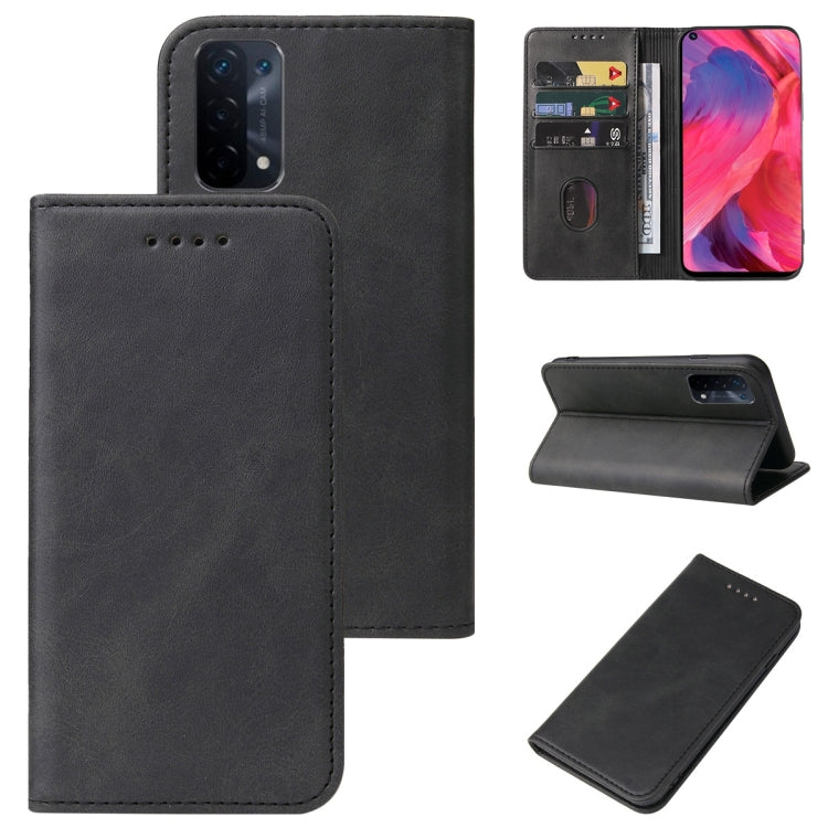 Magnetic Closure Leather Phone Case, For OPPO A73, For OPPO A73 5G, For OPPO A74 5G, For OPPO A91, For Realme 9 Pro, For Realme 9 Pro+, For OPPO Reno Z