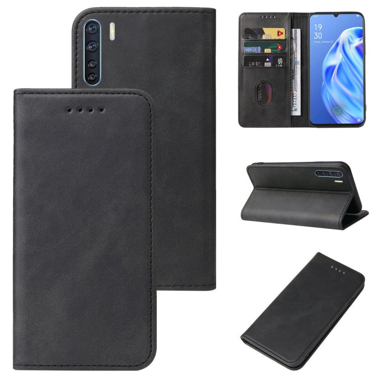 Magnetic Closure Leather Phone Case, For Realme X50 Pro 5G, For OPPO A57 4G, For OPPO A74 4G, For OPPO A92, For OPPO A94 5G, For OPPO A96 4G / A36 4G / A76 4G / K10 4G, For OPPO F15, For OPPO Find X3 Lite