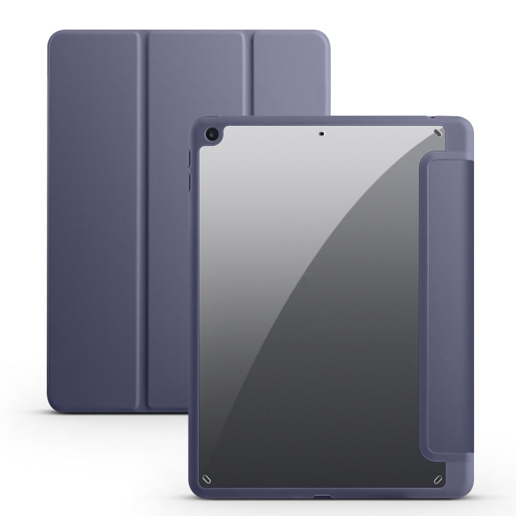 Acrylic 3-folding Smart Leather Tablet Case, For iPad 9.7 2018/2017, For iPad 10.2 2021/2020/2019, For iPad  Air 2022/2020/Pro 11 2021/2020/2018