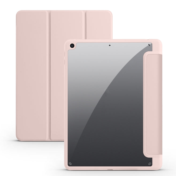 Acrylic 3-folding Smart Leather Tablet Case, For iPad 9.7 2018/2017, For iPad 10.2 2021/2020/2019, For iPad  Air 2022/2020/Pro 11 2021/2020/2018