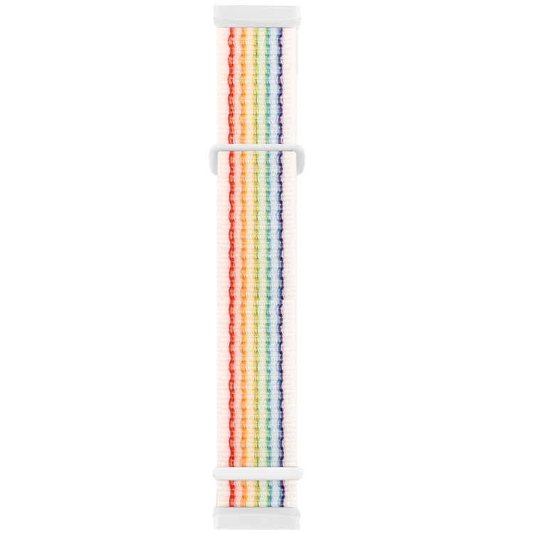 Nylon Rubber Buckle Watch Band, For Fitbit Versa 3