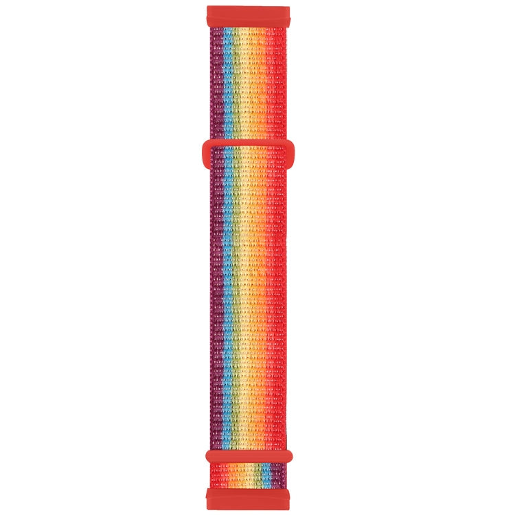 Nylon Rubber Buckle Watch Band, For Fitbit Versa 3
