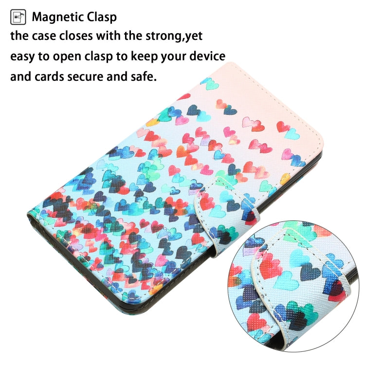 Colored Drawing Leather Phone Case, For iPhone 13 Pro