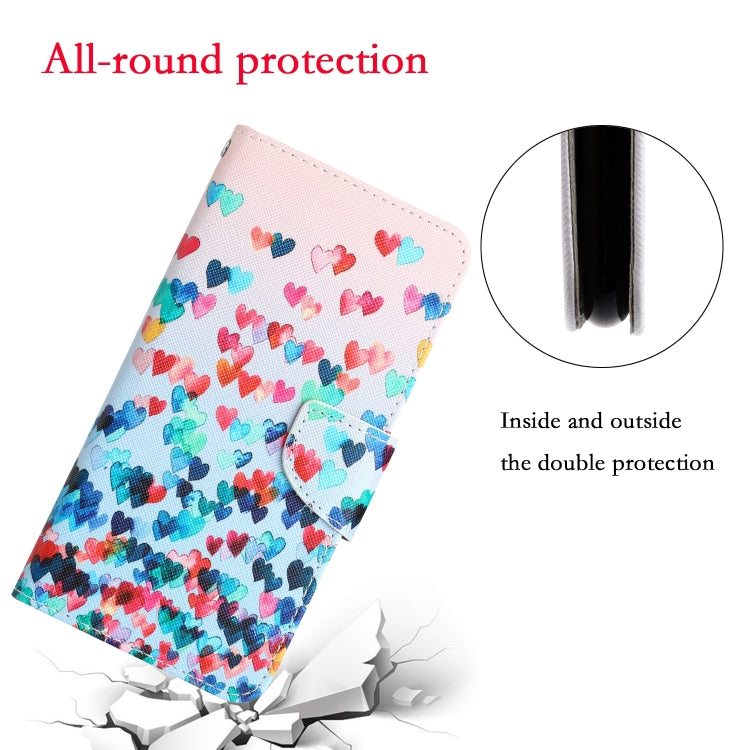 Colored Drawing Leather Phone Case, For iPhone 13 Pro