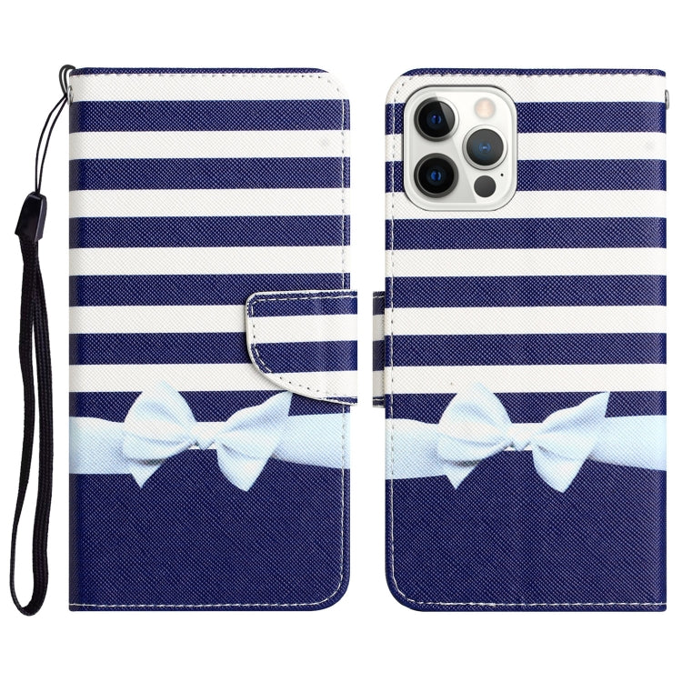 Colored Drawing Leather Phone Case, For iPhone 13 Pro