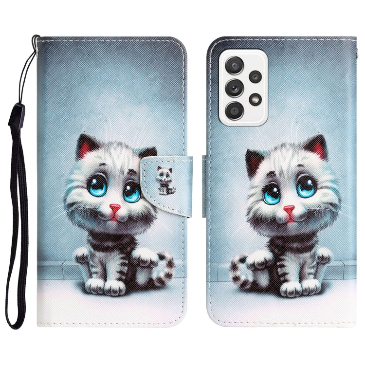 Colored Drawing Leather Phone Case, For Samsung Galaxy A53 5G