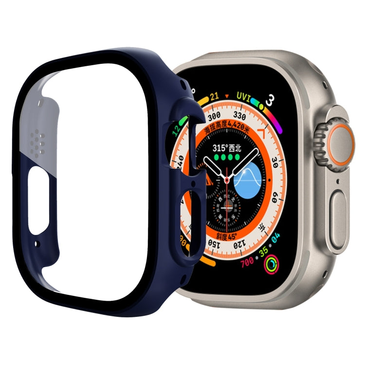 Tempered Glass Film PC Watch Case, For Apple Watch Ultra 1 / 2 / 3 49mm