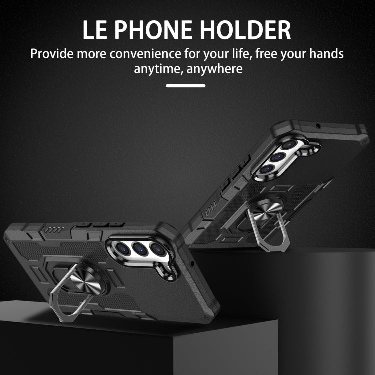 Ring Holder Armor Hybrid Phone Case, For Samsung Galaxy S22 5G, For Samsung Galaxy S22+ 5G, For Samsung Galaxy S22 Ultra 5G, For Samsung Galaxy S21 5G