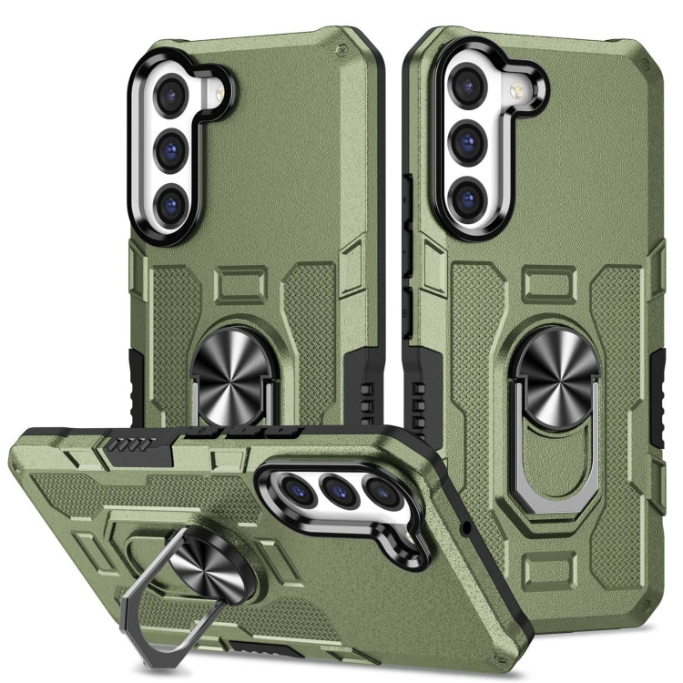 Ring Holder Armor Hybrid Phone Case, For Samsung Galaxy S22 5G, For Samsung Galaxy S22+ 5G, For Samsung Galaxy S22 Ultra 5G, For Samsung Galaxy S21 5G