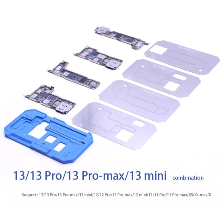 MiJing Z20 Pro For iPhone X-13 Pro Max 14 in 1 Middle Layer Motherboard Reballing Soldering Platform, MiJing Z20 Pro