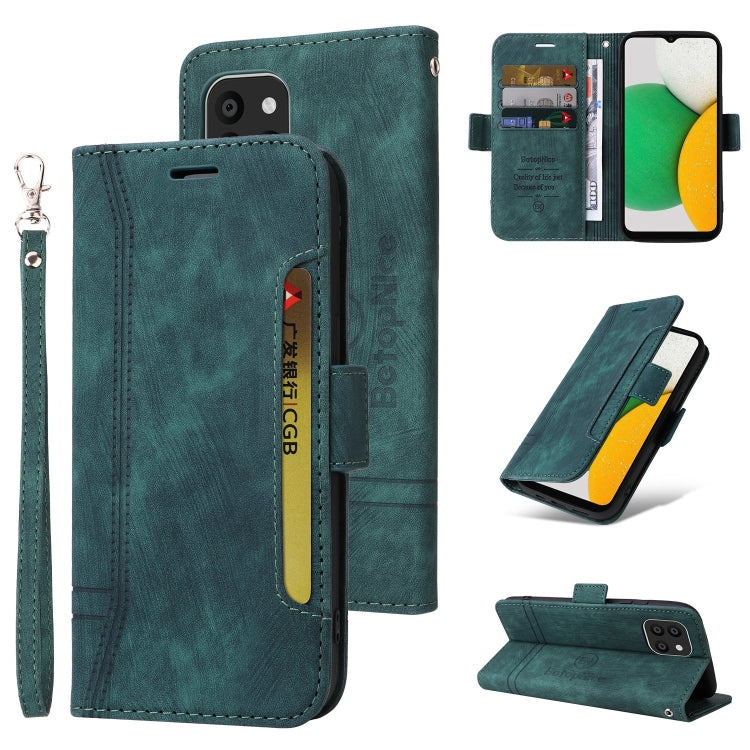 BETOPNICE Dual-side Buckle Leather Phone Case, For Samsung Galaxy A03 164mm, For Samsung Galaxy A03s 166mm, For Samsung Galaxy A03 166mm, For Samsung Galaxy A12 5G / 4G