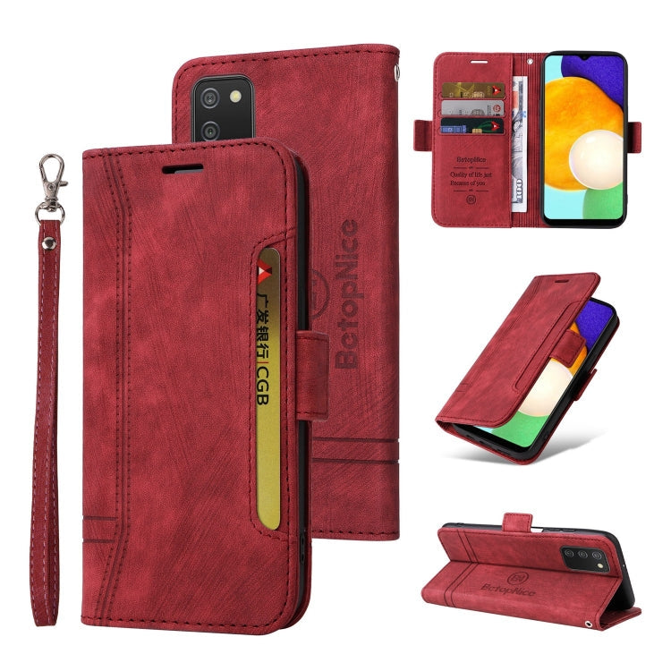 BETOPNICE Dual-side Buckle Leather Phone Case, For Samsung Galaxy A03 164mm, For Samsung Galaxy A03s 166mm, For Samsung Galaxy A03 166mm, For Samsung Galaxy A12 5G / 4G