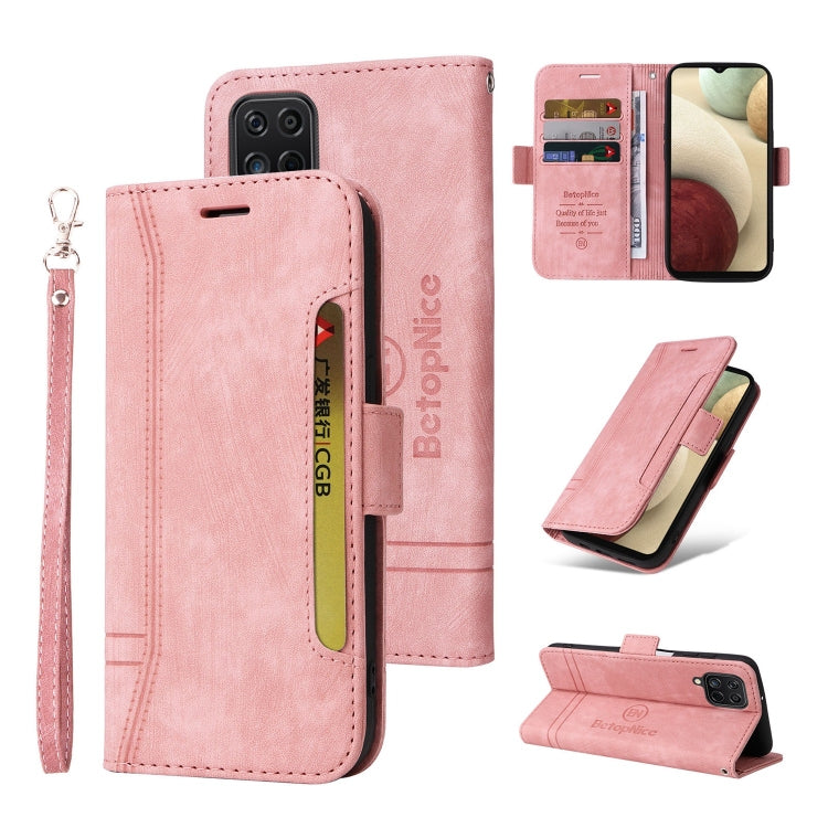 BETOPNICE Dual-side Buckle Leather Phone Case, For Samsung Galaxy A03 164mm, For Samsung Galaxy A03s 166mm, For Samsung Galaxy A03 166mm, For Samsung Galaxy A12 5G / 4G