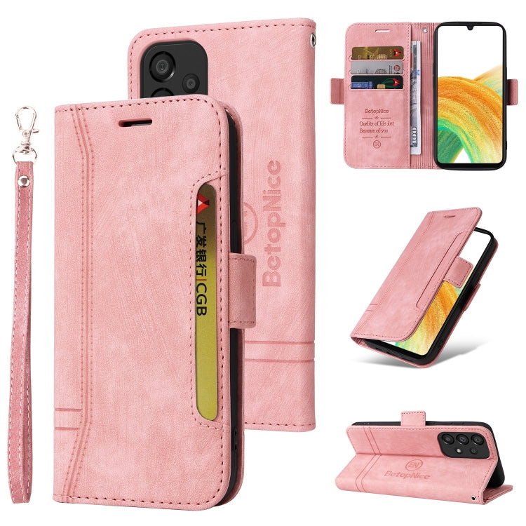BETOPNICE Dual-side Buckle Leather Phone Case, For Samsung Galaxy A32 5G, For Samsung Galaxy A33 5G, For Samsung Galaxy A52 5G / 4G, For Samsung Galaxy A53 5G