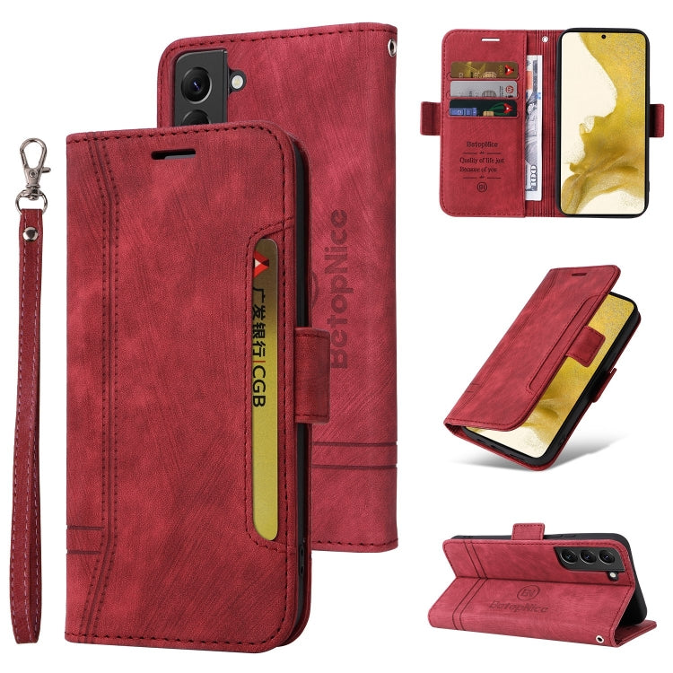 BETOPNICE Dual-side Buckle Leather Phone Case, For Samsung Galaxy S21 Ultra 5G, For Samsung Galaxy S22 5G, For Samsung Galaxy S22+ 5G, For Samsung Galaxy S22 Ultra 5G