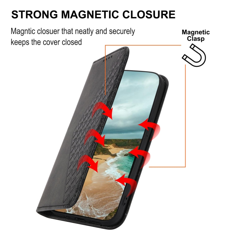 Cubic Grid Calf Texture Magnetic Closure Leather Phone Case, For Samsung Galaxy A52 4G / 5G, For Samsung Galaxy A72 4G / 5G, For Samsung Galaxy A22 4G, For Samsung Galaxy A22 5G
