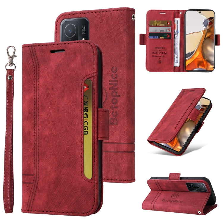 BETOPNICE Dual-side Buckle Leather Phone Case, For Honor X9 4G / 5G / Honor X30, For Motorola Moto E20 / E30 / E40, For Xiaomi Redmi Note 11E 5G, For Xiaomi 11T / 11T Pro
