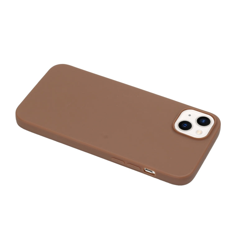 Solid Color Frosted Silicone Phone Case, For iPhone 14, For iPhone 14 Plus, For iPhone 14 Pro