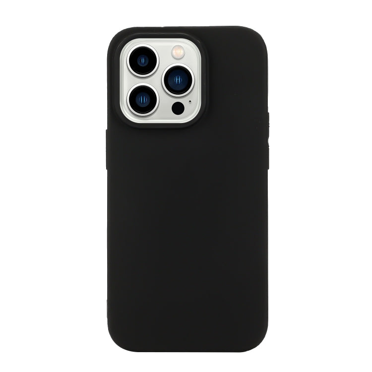 Solid Color Frosted Silicone Phone Case, For iPhone 14, For iPhone 14 Plus, For iPhone 14 Pro