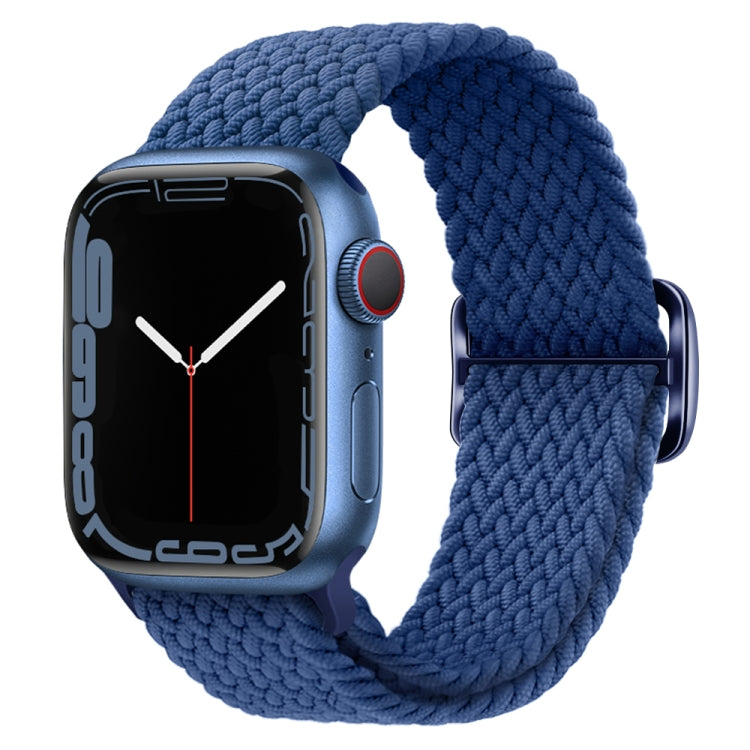 Buckle Nylon Braided Watch Band, For Apple Watch Ultra 49mm / Series 8&7 45mm / SE 2&6&SE&5&4 44mm / 3&2&1 42mm