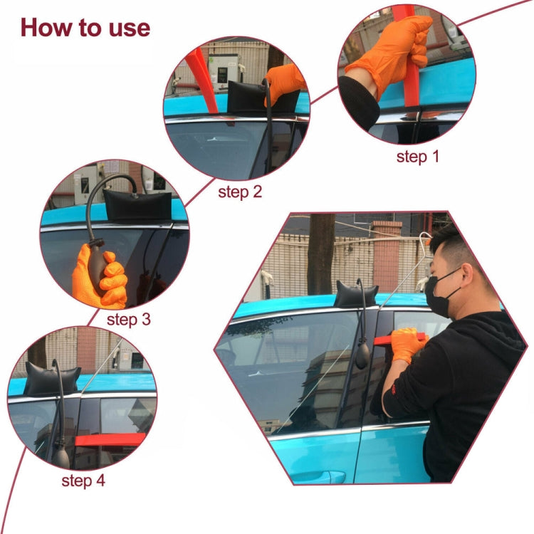 13 in 1 Car Door Open Tool Key Lock Out Emergency Tools Kit, Door Open Tool