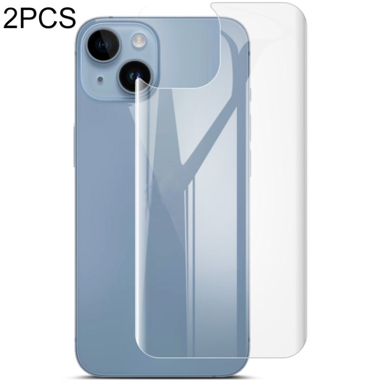 2pcs imak Curved Hydrogel Film Pnone Back Protector, For iPhone 14, For iPhone 14 Plus, For iPhone 14 Pro, For iPhone 14 Pro Max, For Huawei Mate 50, For Huawei Mate 50 Pro