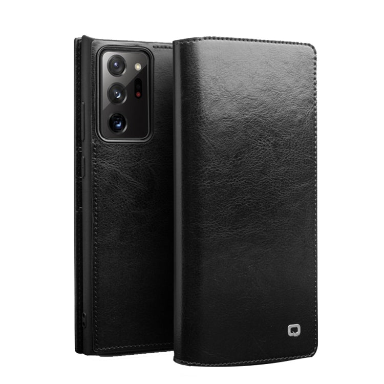 QIALINO Genuine Leather Phone Case, For Samsung Galaxy Note20 Ultra, For Samsung Galaxy S21 5G, For Samsung Galaxy S21 Ultra 5G, For Samsung Galaxy S22 Ultra 5G, For Samsung Galaxy S22+ 5G, For Samsung Galaxy S22 5G