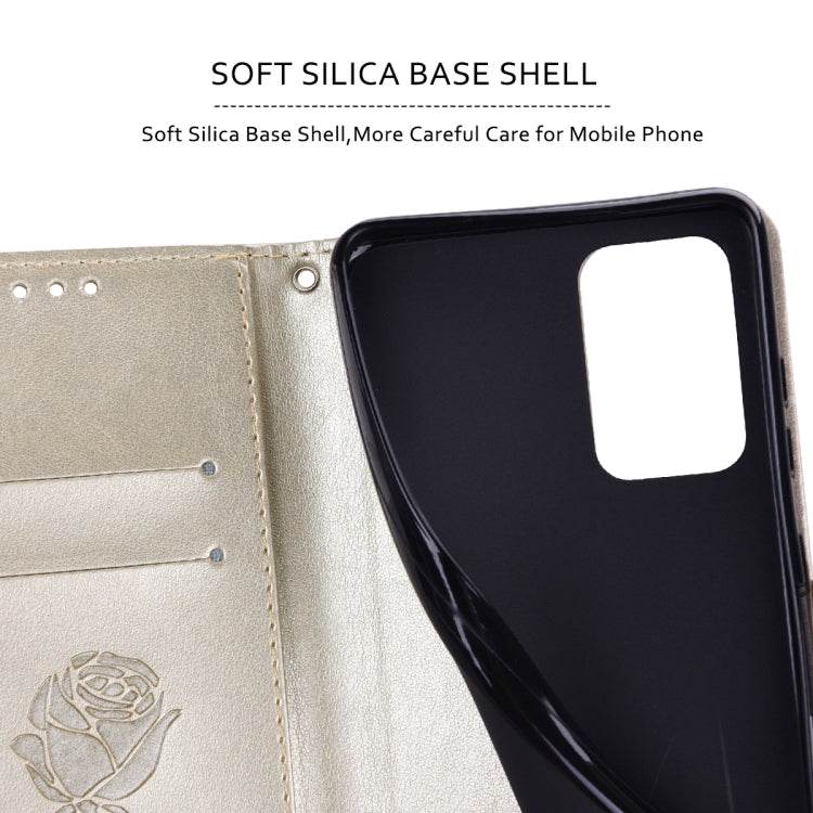 Rose Embossed Flip PU Leather Phone Case, For Honor X7/Play 30 Plus, For Samsung Galaxy M33 5G Global, For Samsung Galaxy M53, For Samsung Galaxy A73 5G