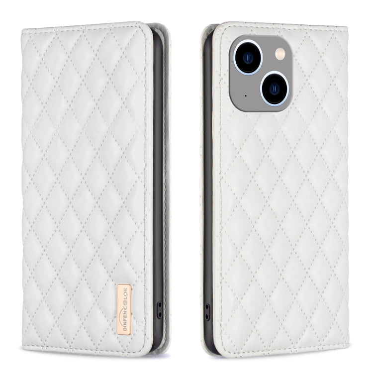 Diamond Lattice Magnetic Leather Flip Phone Case, For iPhone 14 Pro Max, For iPhone 14 Pro, For iPhone 14 Plus, For iPhone 14