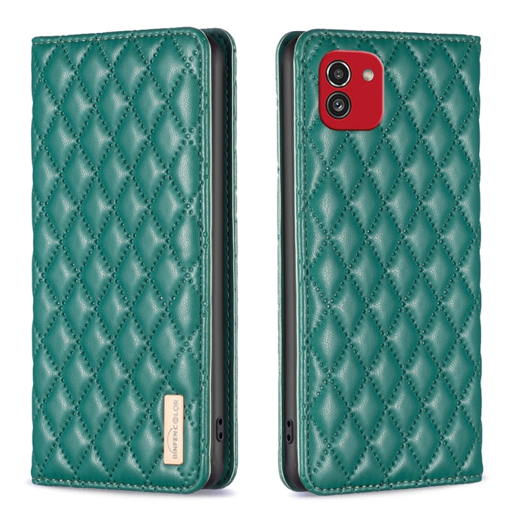 Diamond Lattice Magnetic Leather Flip Phone Case, For Samsung Galaxy A03 166mm, For Samsung Galaxy A03s / A02s, For Samsung Galaxy A04 4G, For Samsung Galaxy A12