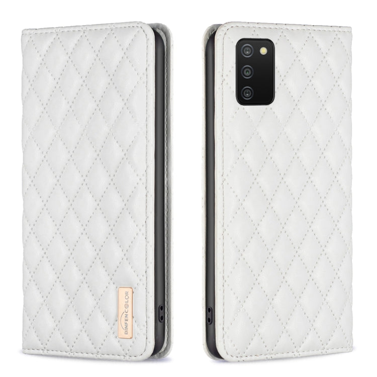 Diamond Lattice Magnetic Leather Flip Phone Case, For Samsung Galaxy A03 166mm, For Samsung Galaxy A03s / A02s, For Samsung Galaxy A04 4G, For Samsung Galaxy A12
