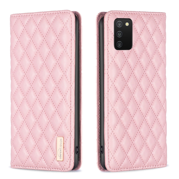 Diamond Lattice Magnetic Leather Flip Phone Case, For Samsung Galaxy A03 166mm, For Samsung Galaxy A03s / A02s, For Samsung Galaxy A04 4G, For Samsung Galaxy A12