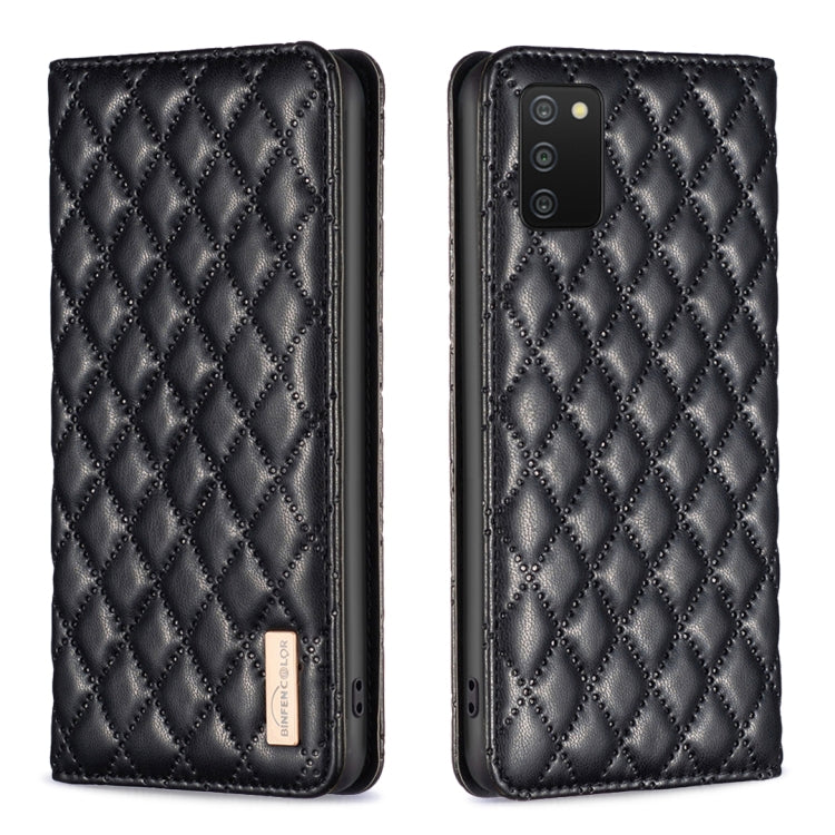 Diamond Lattice Magnetic Leather Flip Phone Case, For Samsung Galaxy A03 166mm, For Samsung Galaxy A03s / A02s, For Samsung Galaxy A04 4G, For Samsung Galaxy A12