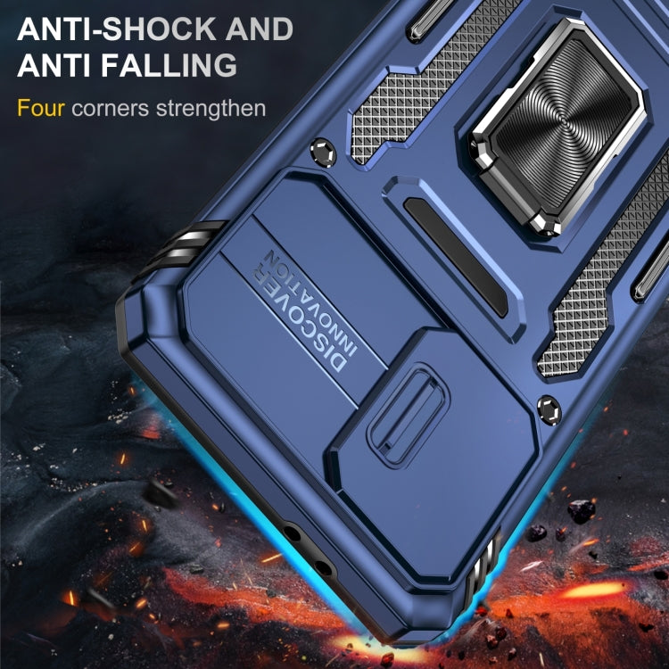 Armor PC + TPU Camera Shield Phone Case, For Samsung Galaxy S23 5G, For Samsung Galaxy S23+ 5G, For Samsung Galaxy S23 Ultra 5G