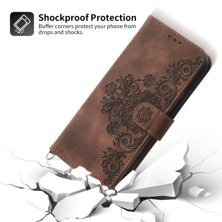 Skin-feel Flowers Embossed Wallet Leather Phone Case, For Samsung Galaxy S21+ 5G, For Samsung Galaxy S21 5G, For Samsung Galaxy S22 Ultra 5G, For Samsung Galaxy S22+ 5G