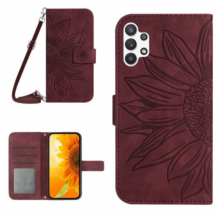 Skin Feel Sun Flower Pattern Flip Leather Phone Case, For Samsung Galaxy A13 4G, For Samsung Galaxy A13 5G