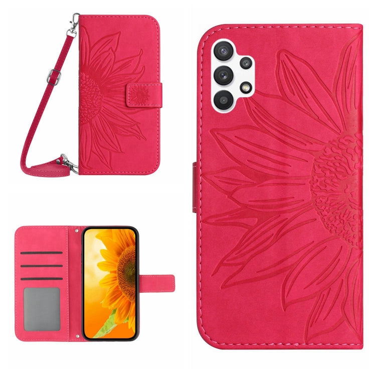 Skin Feel Sun Flower Pattern Flip Leather Phone Case, For Samsung Galaxy A13 4G, For Samsung Galaxy A13 5G
