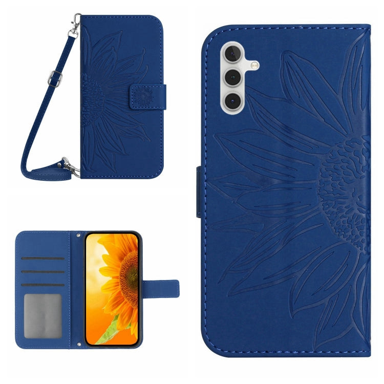 Skin Feel Sun Flower Pattern Flip Leather Phone Case, For Samsung Galaxy A13 4G, For Samsung Galaxy A13 5G