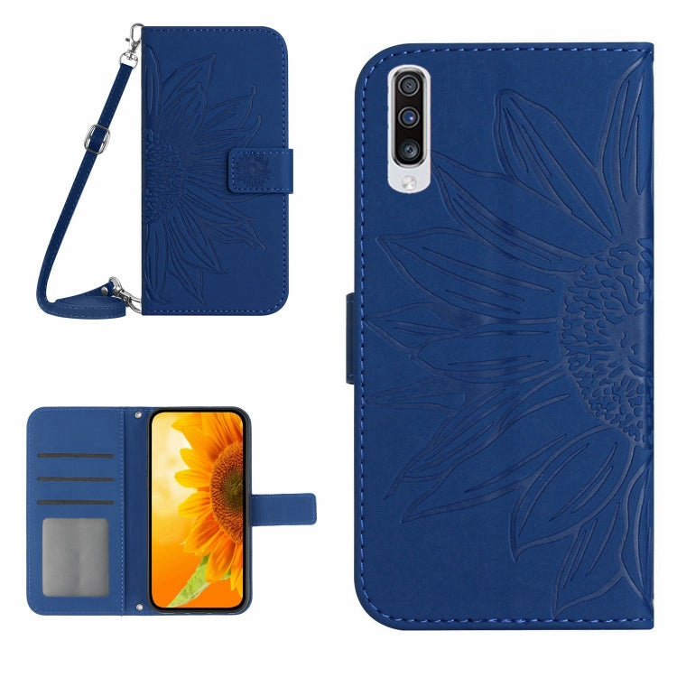Skin Feel Sun Flower Pattern Flip Leather Phone Case, For Samsung Galaxy A53 5G, For Samsung Galaxy A70/A70S