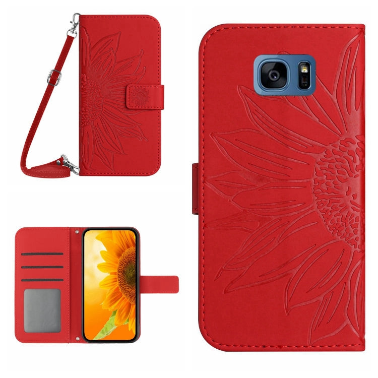Skin Feel Sun Flower Pattern Flip Leather Phone Case, For Samsung Galaxy Note20 Ultra, For Samsung Galaxy S7 Edge