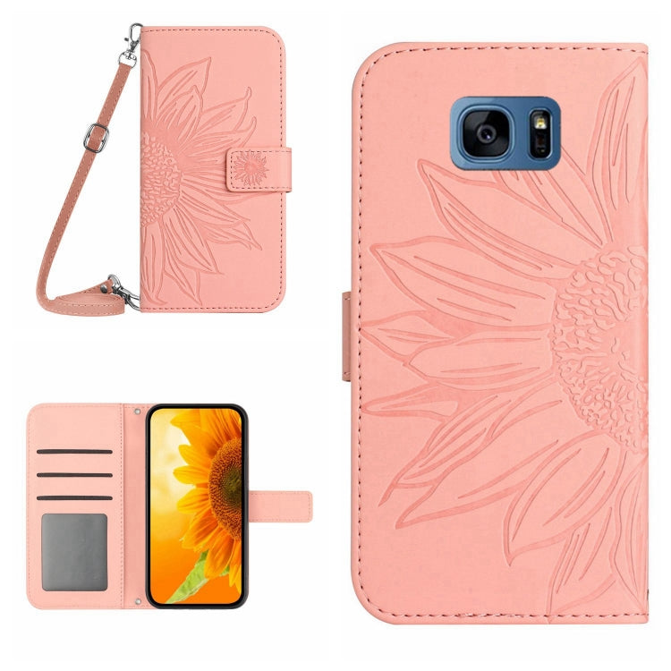 Skin Feel Sun Flower Pattern Flip Leather Phone Case, For Samsung Galaxy Note20 Ultra, For Samsung Galaxy S7 Edge