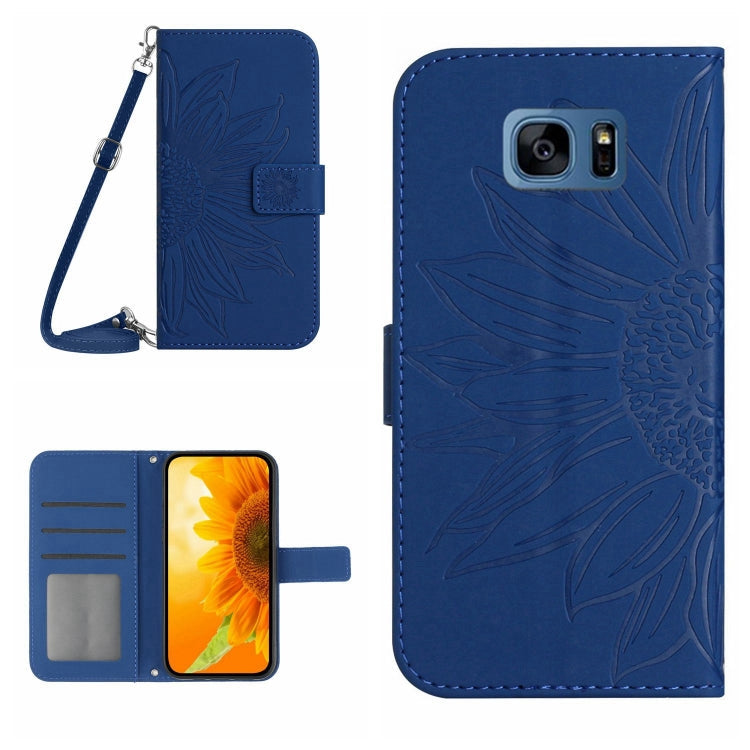 Skin Feel Sun Flower Pattern Flip Leather Phone Case, For Samsung Galaxy Note20 Ultra, For Samsung Galaxy S7 Edge